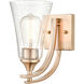 Natalie Indoor Wall Sconce Wall Light in Modern Gold